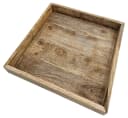 Meinposten Dekotablett Massivholz Mangoholz 30x30 cm Bild 2