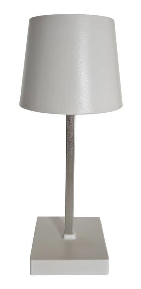 Meinposten LED Nachttischlampe Tischleuchte Touch dimmbar Weiß Silber - Bild 2