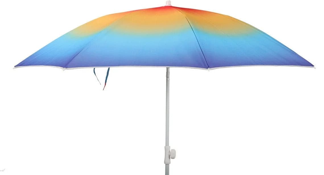 Meinposten Sonnenschirm blau gelb bunt UV 50+ 155 cm - Bild 2
