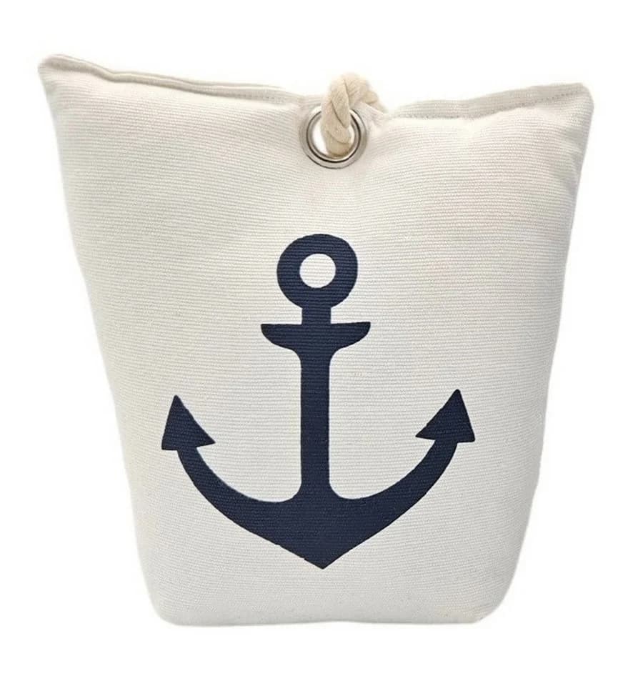 Meinposten Türstopper Anker Maritim Blau/Weiß Polyester - Bild 2