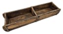 Meinposten Holzkiste Ziegelform Braun Recyceltes Holz Bild 4