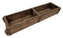 Meinposten Holzkiste Ziegelform Braun Recyceltes Holz Bild 5