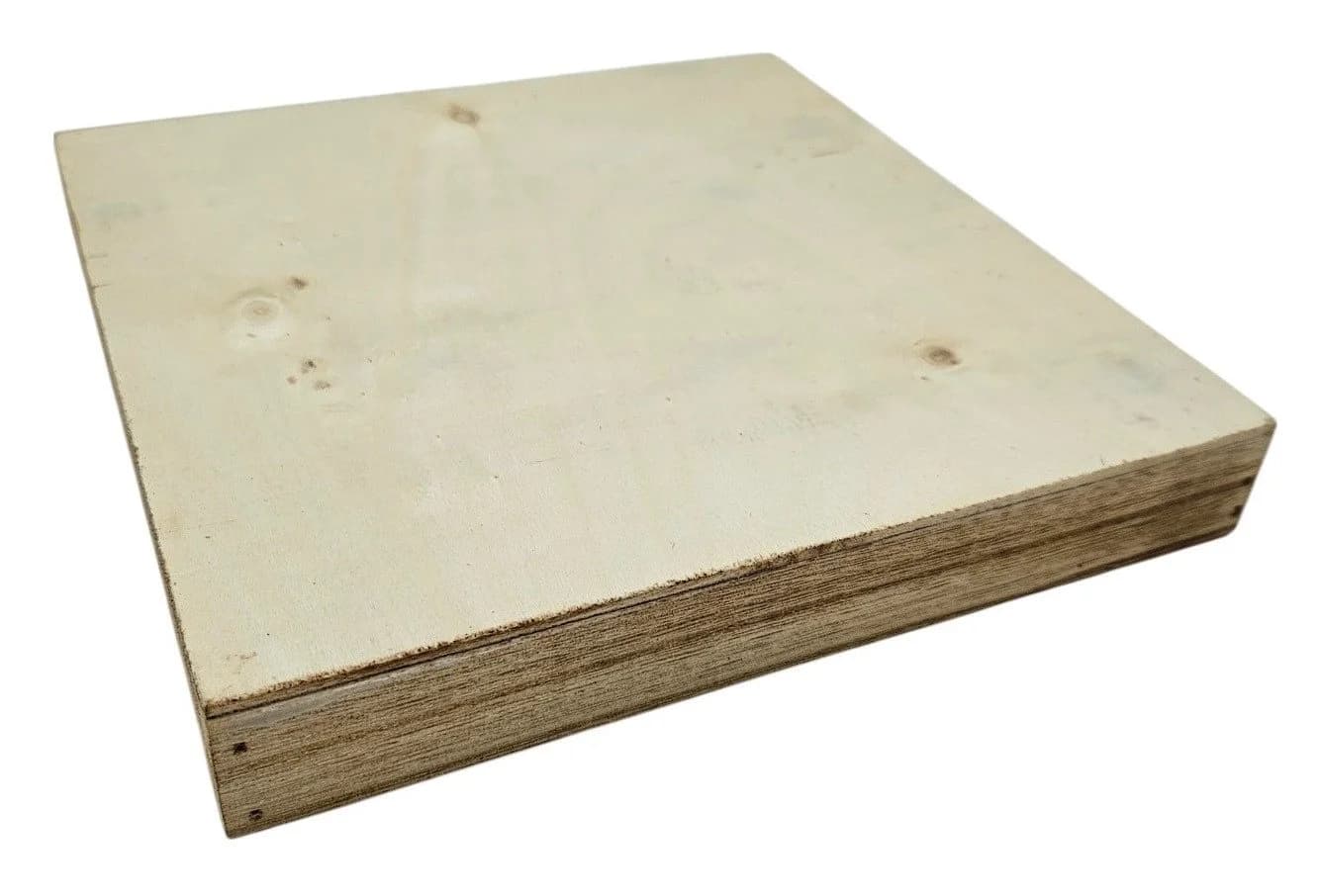 Meinposten Dekotablett Holztablett Braun Rechteckig Kerzentablett (4 St) - Bild 3