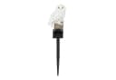 Meinposten Schneeeule Solarleuchte Gartenstecker Weiß Bild 2