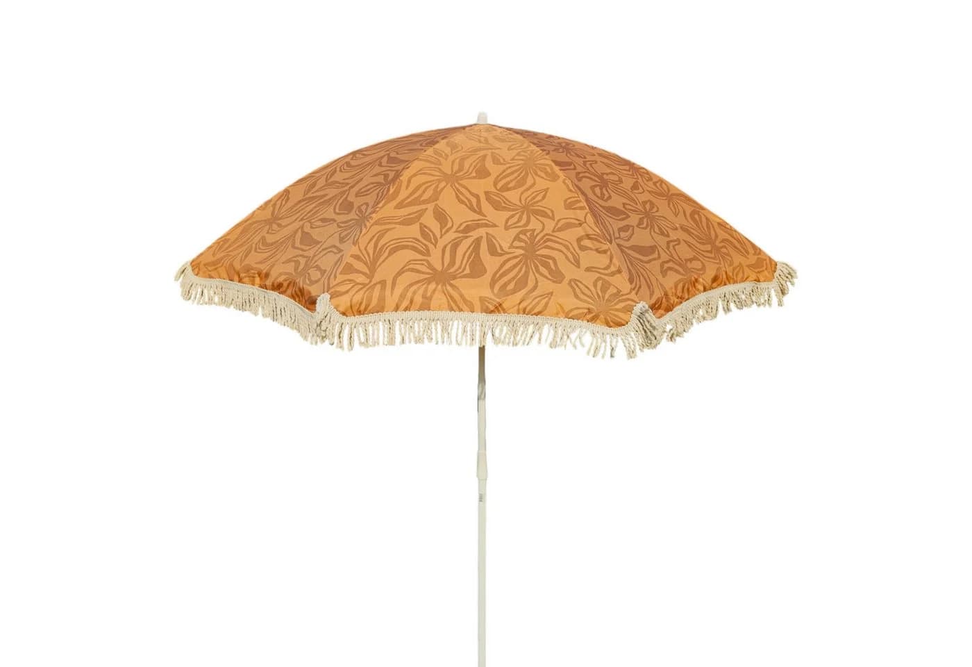 Meinposten Sonnenschirm BOHO Braun UV30+ Fransen 150cm - Bild 2