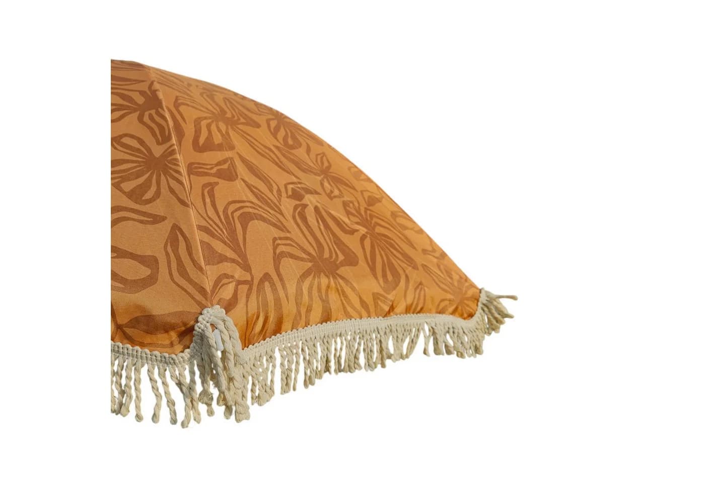 Meinposten Sonnenschirm BOHO Braun UV30+ Fransen 150cm - Bild 5