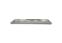 Elegantes Aluminium-Tablett in Silber Bild 2
