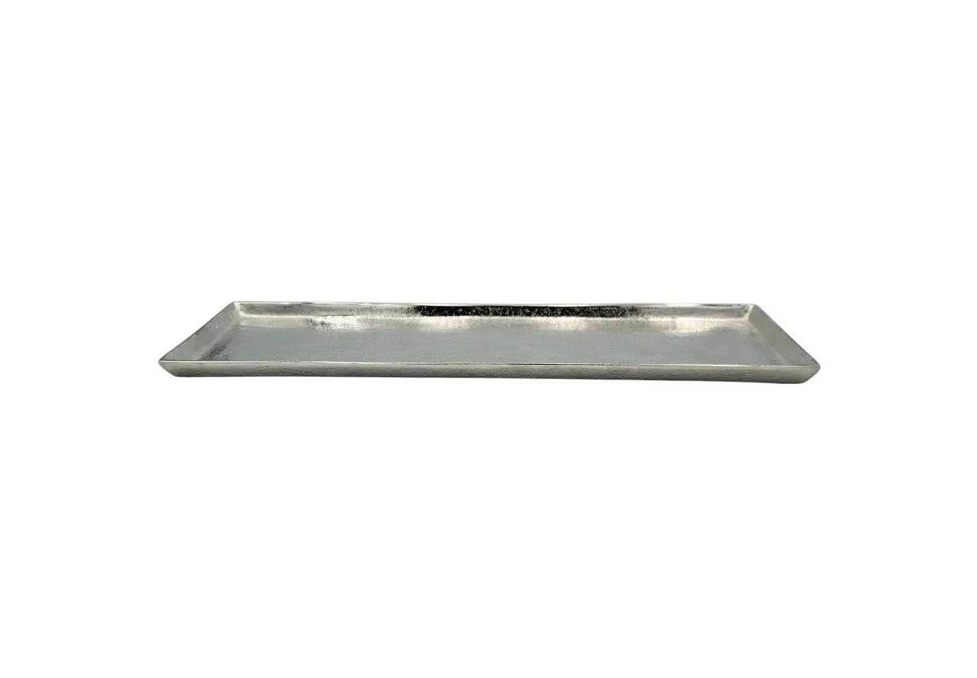 Elegantes Aluminium-Tablett in Silber - Bild 2