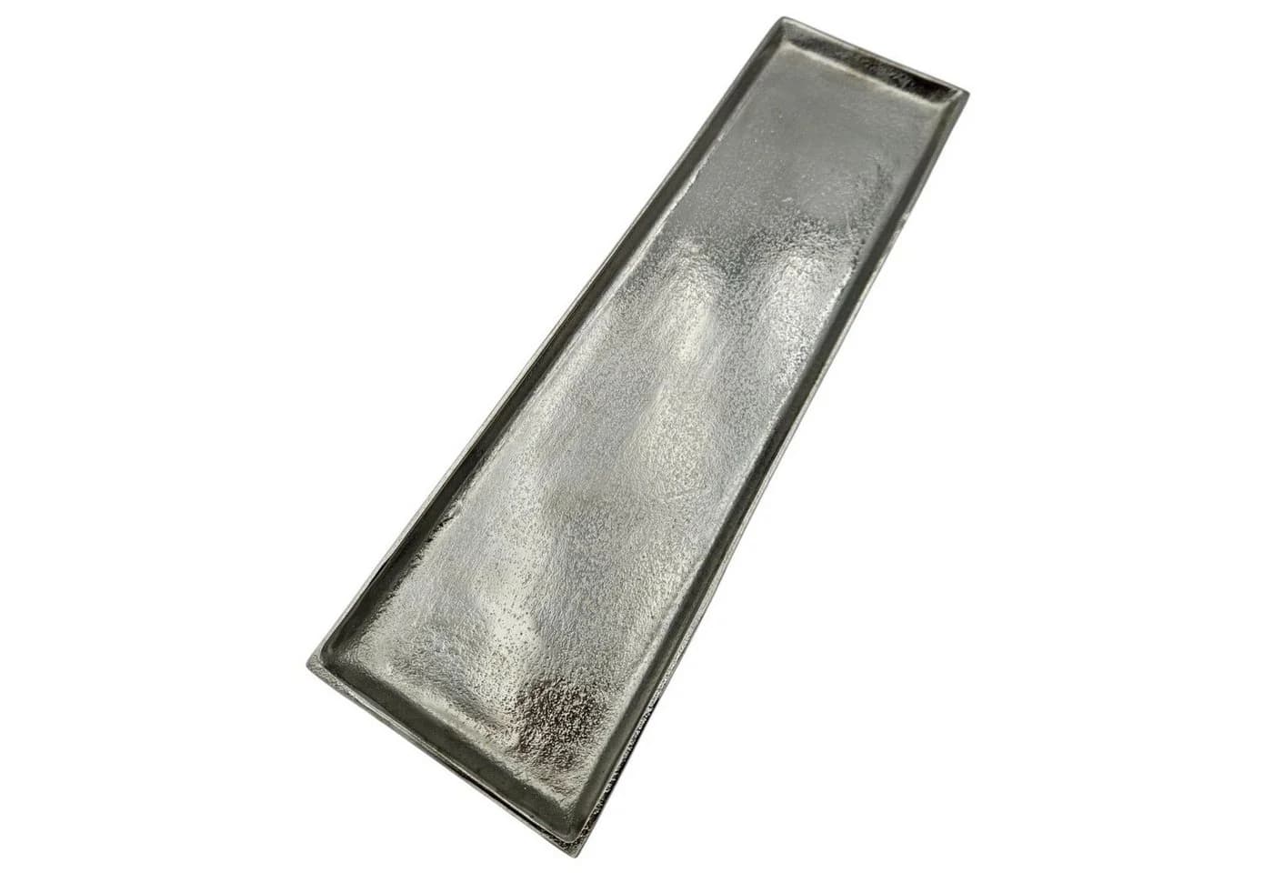 Elegantes Aluminium-Tablett in Silber - Bild 4