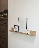 Meinposten Schweberegal Holzregal Braun Bild 1