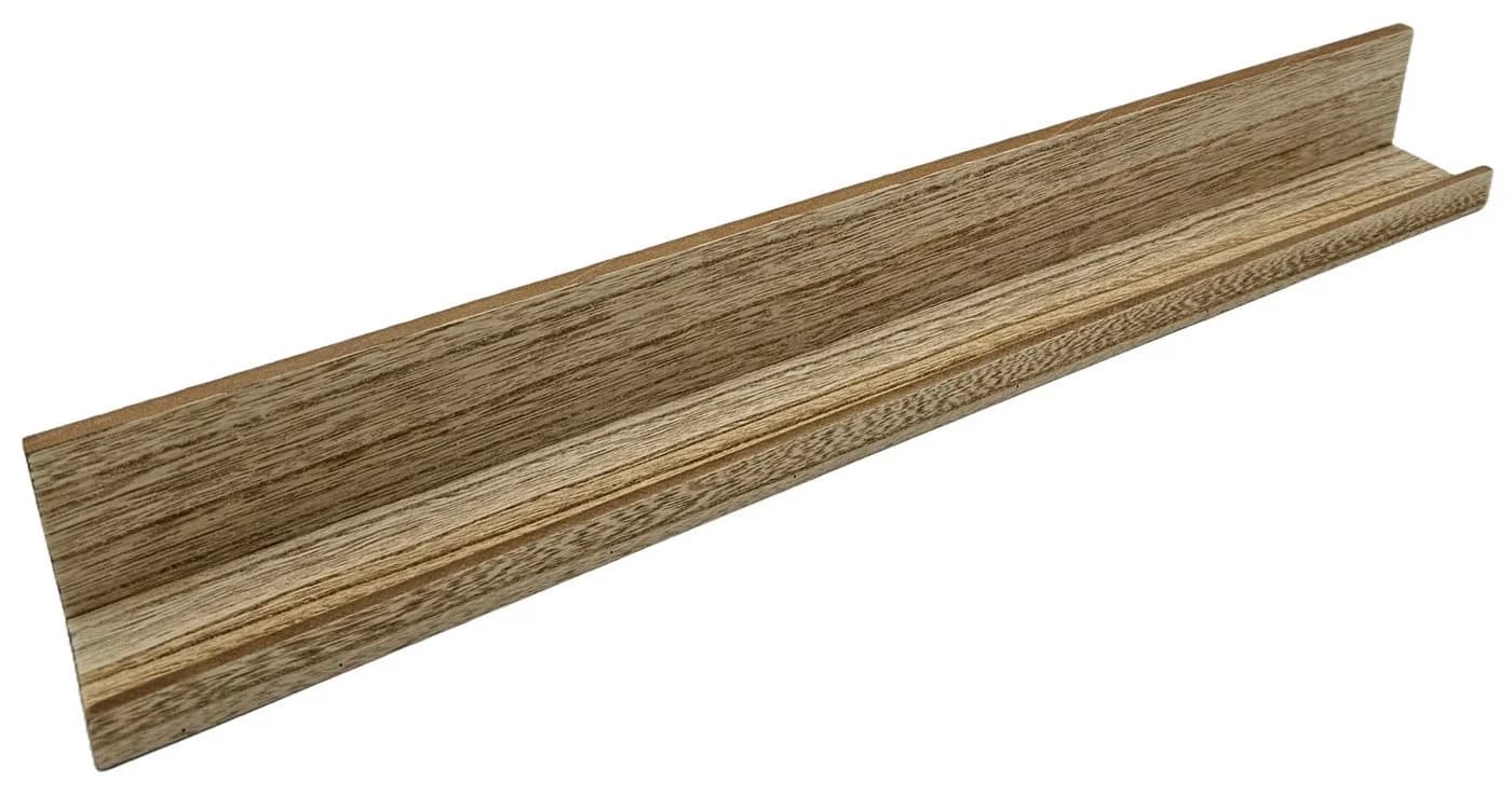Meinposten Schweberegal Holzregal Braun - Bild 2