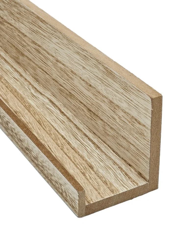 Meinposten Schweberegal Holzregal Braun - Bild 5