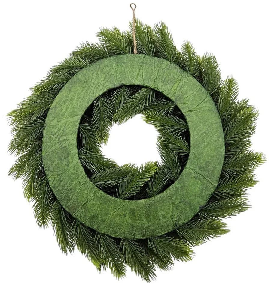 Meinposten Adventskranz Tannenkranz Grün Ø 40cm - Bild 5
