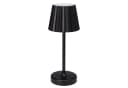 Meinposten LED Tischleuchte weiß/schwarz, Batteriebetrieb, dimmbar Bild 2