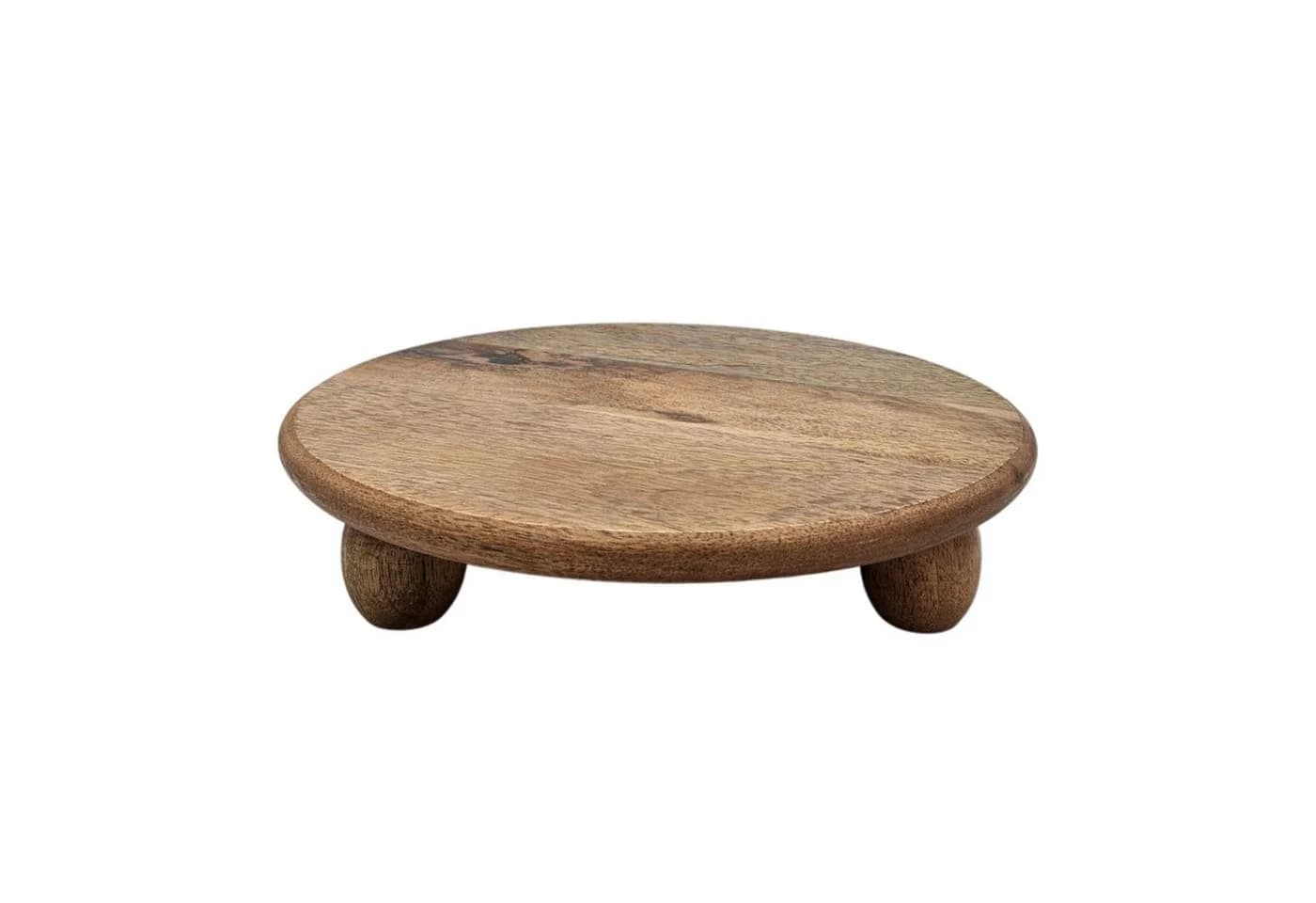 Meinposten Dekoteller Kerzentablett Mangoholz 29 cm - Bild 2