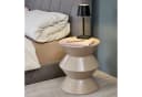 Retro Beistelltisch aus Metall in Beige Bild 5