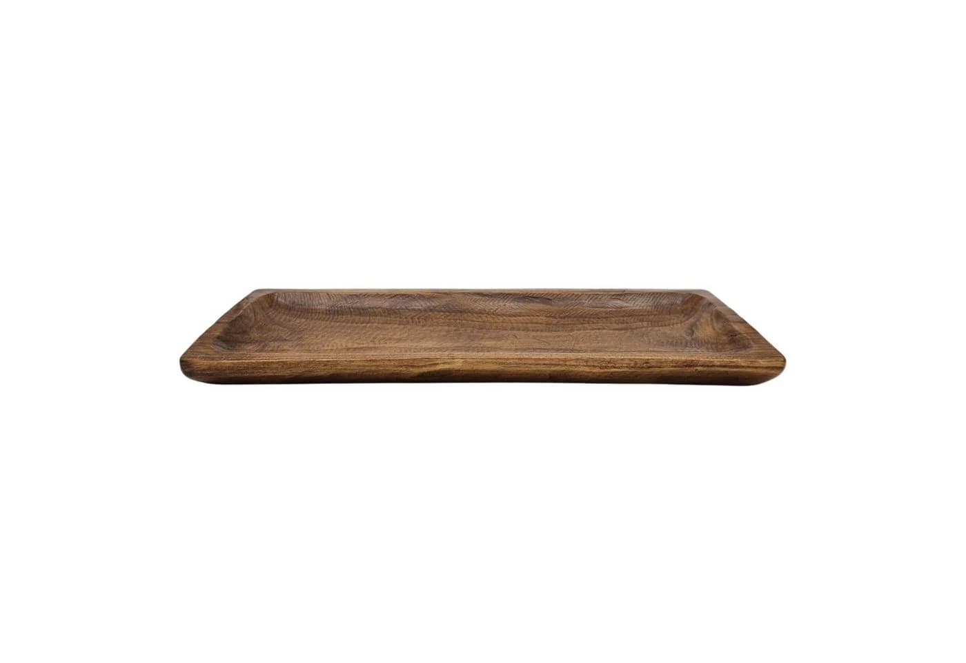 Meinposten Dekoschale Holztablett Braun 58x22 cm - Bild 2