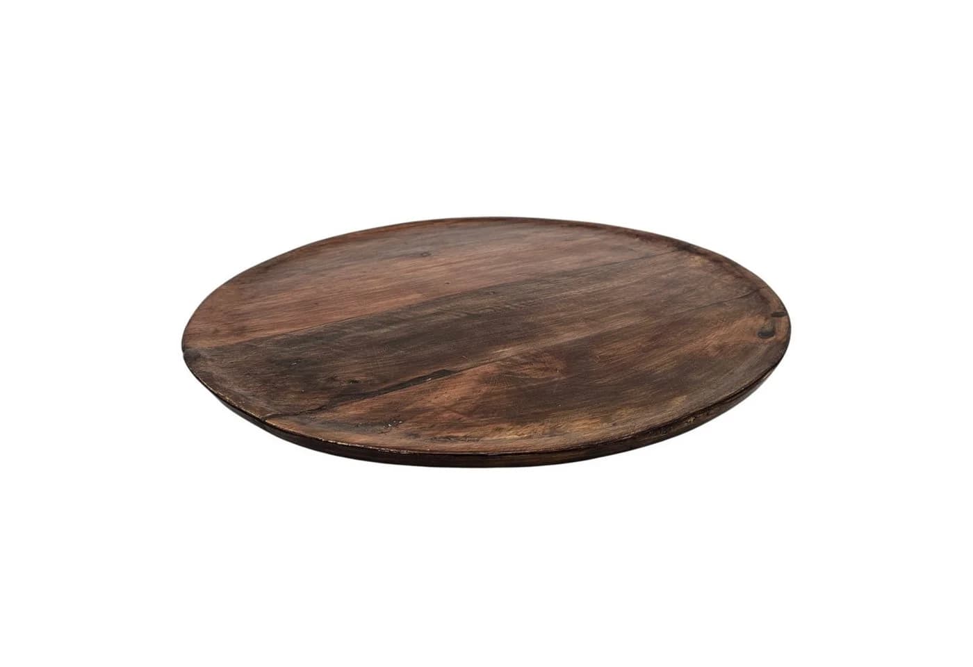 Meinposten Dekoteller Mangoholz rund 37 cm braun - Bild 5