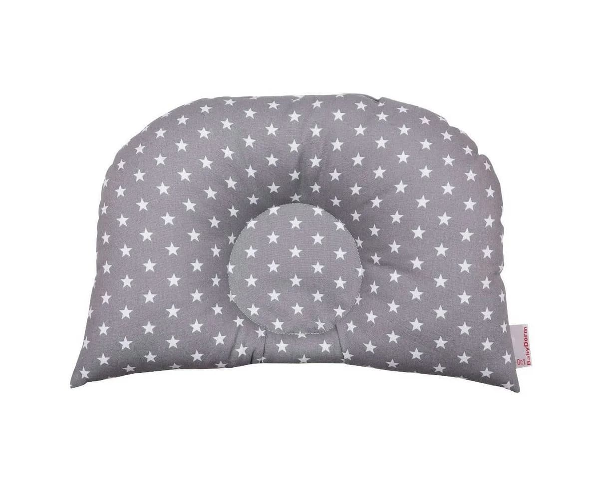 BabyDorm Kinderwagenkissen BuggyDorm Jonna Grau 100% Baumwolle - Bild 2