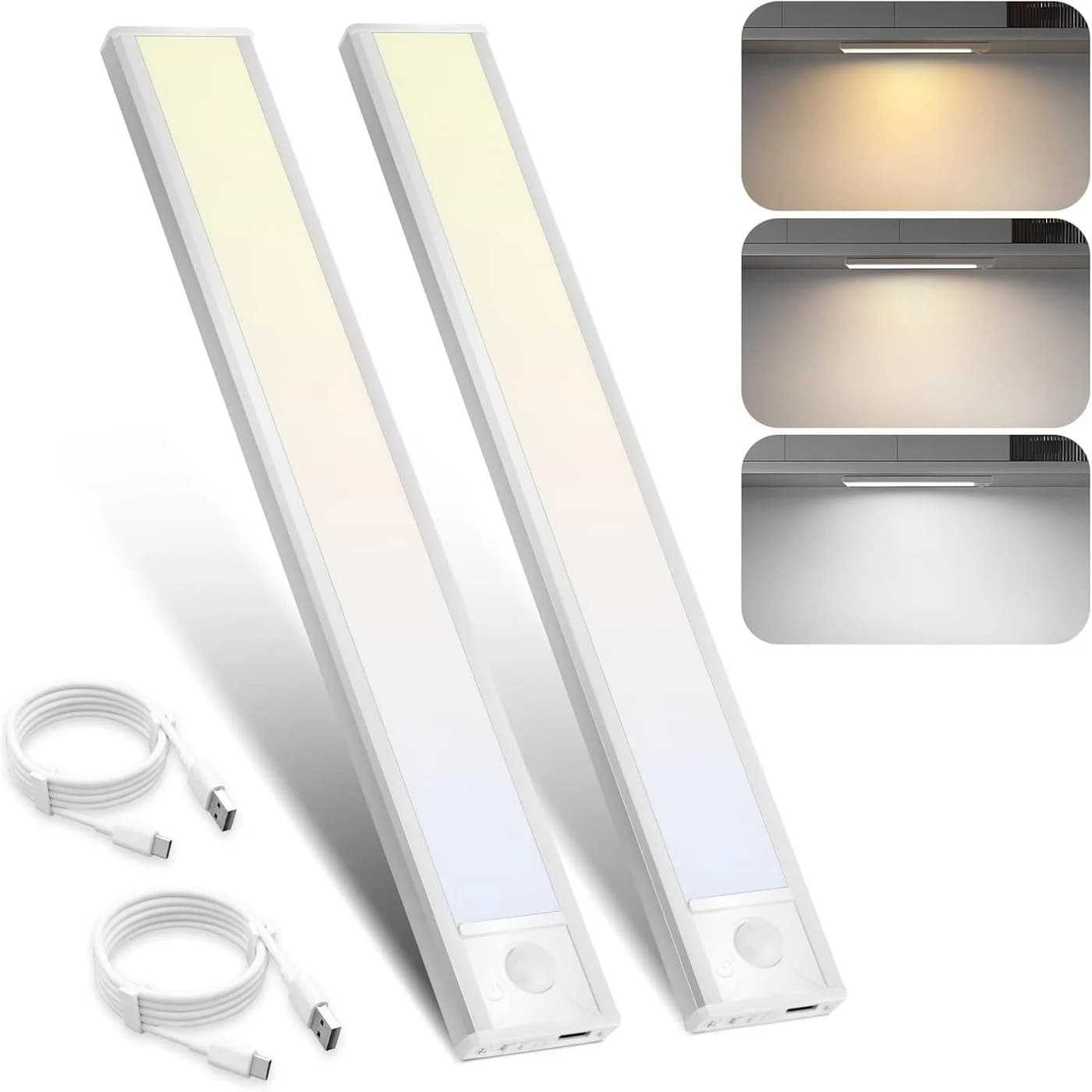 ZMH LED Unterbauleuchte mit Bewegungsmelder 3000-6500K 20CM Dimmbar - Bild 2