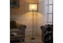 ZMH LED Stehlampe Retro Dimmbar Schwarz/Beige Stoffschirm Bild 1