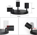 ZMH LED Deckenstrahler Modern Deckenleuchte GU10 Drehbar Wandstrahler 330° Schwenkbar Flur Einfache Installation LED fest integriert Modern Flurlampe Industrial Wandstrahler Schlafzimmer Bild 1