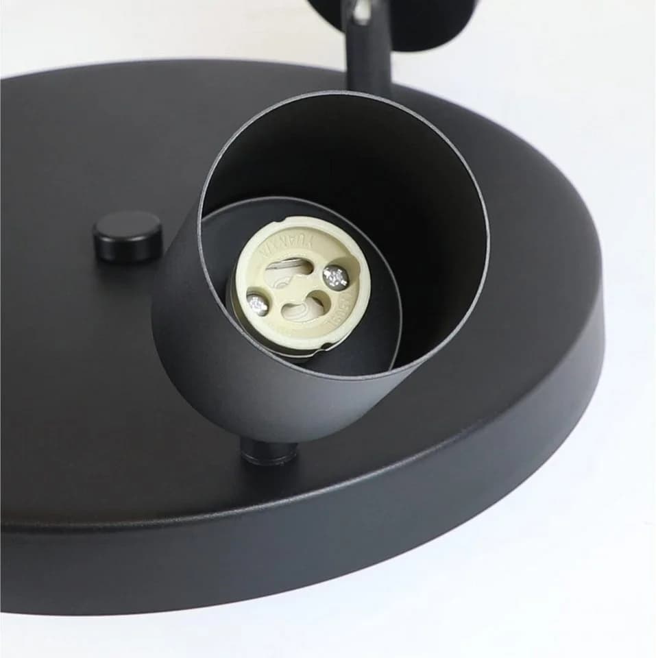 ZMH LED Deckenstrahler Modern Deckenleuchte GU10 Drehbar Wandstrahler 330° Schwenkbar Flur Einfache Installation LED fest integriert Modern Flurlampe Industrial Wandstrahler Schlafzimmer - Bild 5