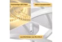 ZMH LED Deckenleuchte Modern Blume 28W Dimmbar Fernbedienung Bild 5