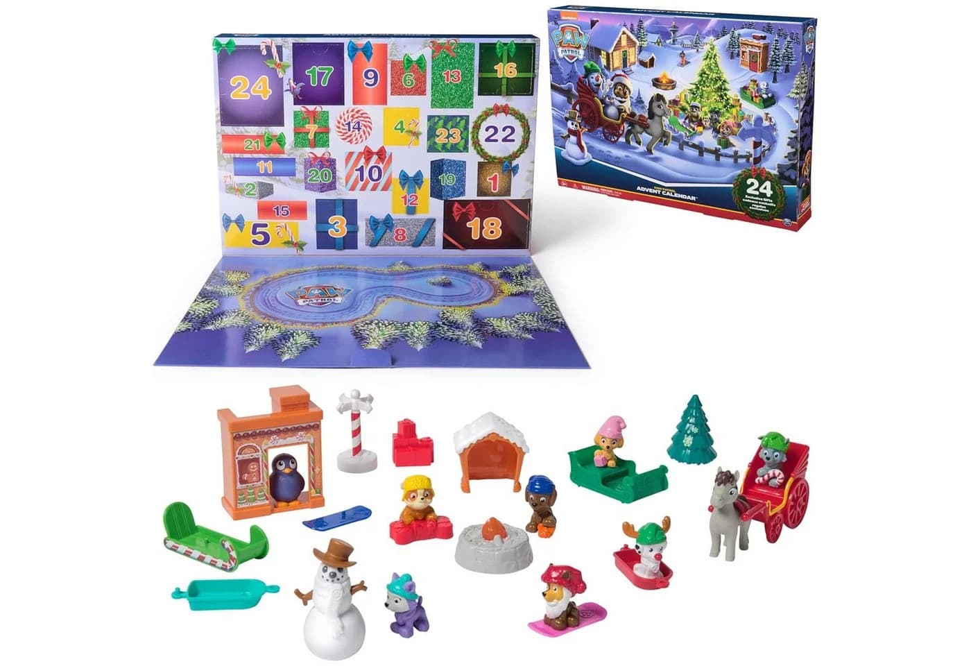 Spin Master PAW Patrol Adventskalender 2024 24-tlg. Spielzeug-Adventskalender - Bild 2