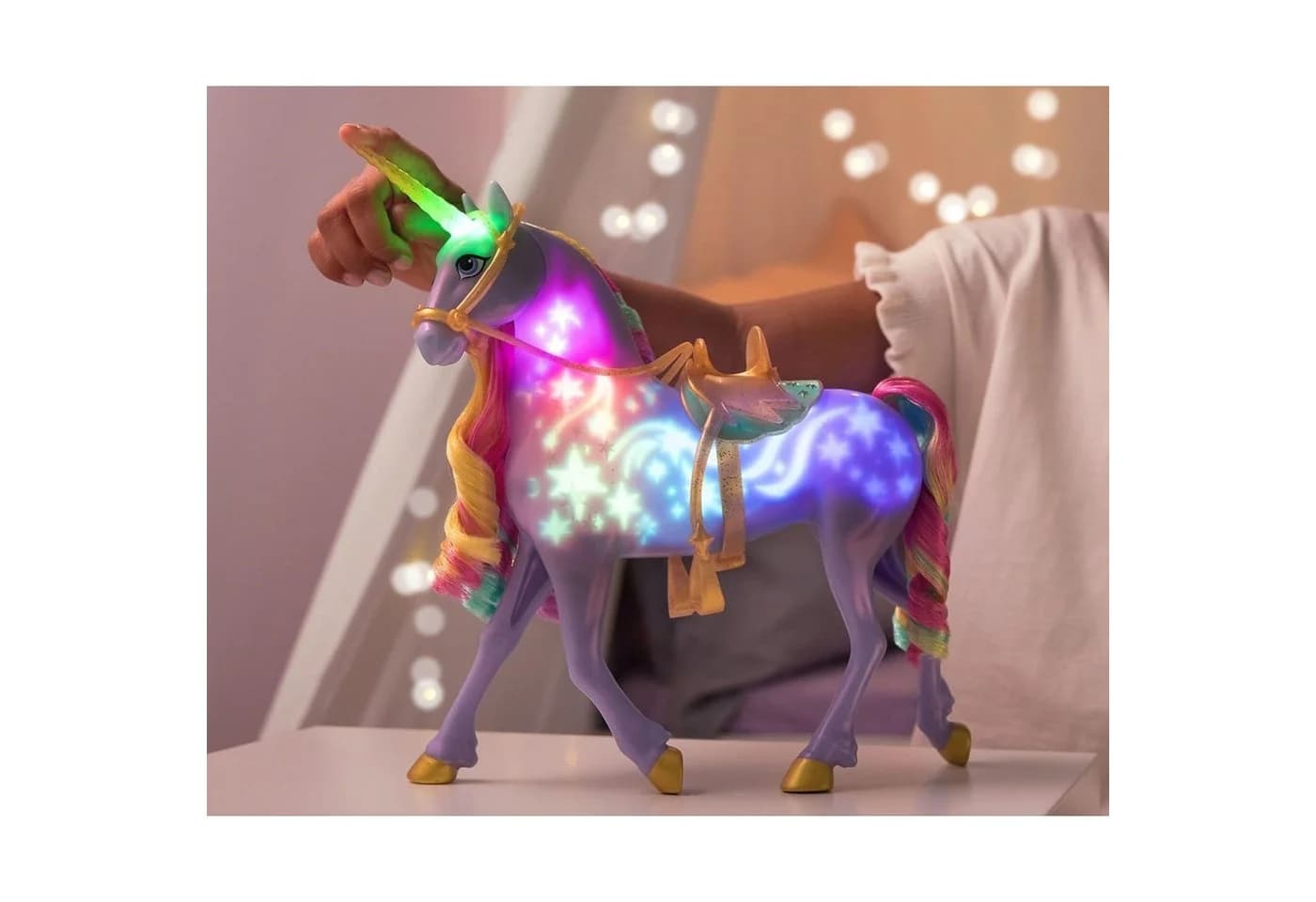 Spin Master Unicorn Academy Interactive Rainbow Light-Up Wildstar Spielfigur - Bild 5