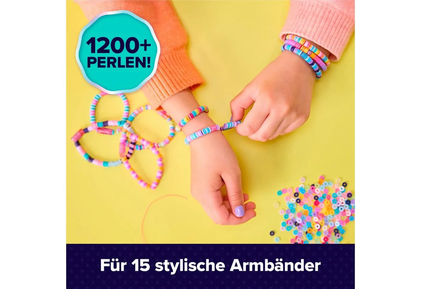 Spin Master Kreativset Cool Maker Stack'd Heishi Armband Studio Bunt - Bild 3