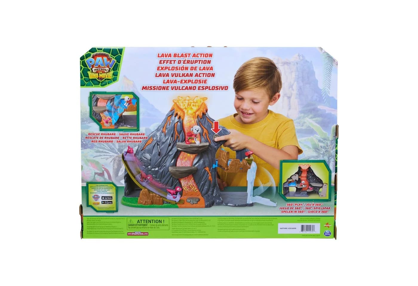 Spin Master PAW Patrol Super-Lava-Blast Vulkan-Spielset mit Licht & Sound - Bild 4