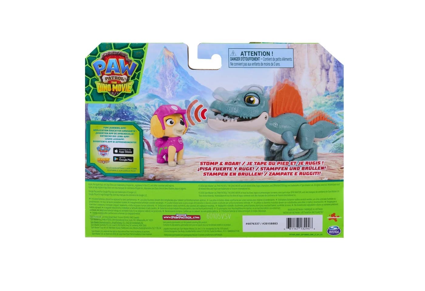 Spin Master PAW Patrol Skye & Spinosaurus Dino-Figur mit Soundeffekten - Bild 5