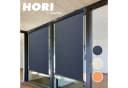 HORI Senkrechtmarkise Orange ausziehbar Sichtschutz Bild 1