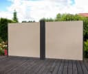 HORI Seitenmarkise Beige Ausziehbarer Sichtschutz Bild 4