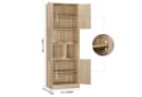 Homfa Hochschrank Badschrank 180x60x40cm Weiß Bild 4