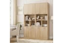 Homfa Hochschrank Badschrank 180x60x40cm Weiß Bild 5
