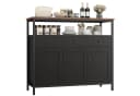 Homfa Küchenschrank Sideboard 3 Schubladen 3 Türen Weiß Bild 2
