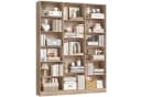 Homfa Bücherregal 188cm Standregal Büroregal Bücherschrank 17 Fächer 149x23,5x188cm Bild 2