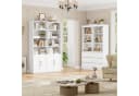 Homfa Bücherregal Standregal Bücherschrank 12 Fächer Holz 115x27x185,5 cm Bild 1