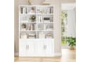 Homfa Bücherregal Standregal Bücherschrank 12 Fächer Holz 115x27x185,5 cm Bild 5