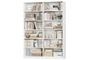 Homfa Bücherregal 188,7cm Standregal Büroregal Raumteiler, 12 Fächer, Holz, 120x30x188,7cm Bild 2
