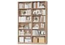 Homfa Bücherregal 188,7cm Standregal Büroregal Raumteiler, 12 Fächer Holz 120x30x188,7cm Bild 2