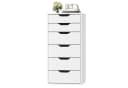 Homfa Kommode 6 Schubladen Weiß 45x40x90,5 cm Bild 2
