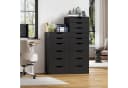 Homfa Kommode 6 Schubladen 45x40x90,5 cm Weiß Bild 1