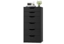 Homfa Kommode 6 Schubladen 45x40x90,5 cm Weiß Bild 2