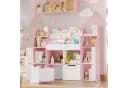 Modernes Kinderregal aus Holz und Kunststoff Bild 1