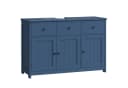 Homfa Waschbeckenunterschrank 100 cm Blau Bild 2