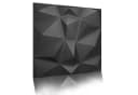 IKHEMalarka 3D Wandpaneel Polystyrol XPS 16-tlg. 4m² Schwarz Bild 2