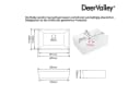 DeerValley Küchenspüle Keramik Farmhouse Weiß Komplettset Bild 5